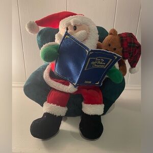 ANIMATRONICS CO Santa Reading ‘Twas the Night Before Christmas Animated Santa